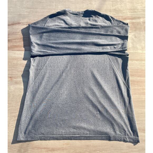 VINTAGE LULULEMON sweatshirt Time To Get Dirty Polyester Men's‎ Gray Size XL - Picture 5 of 8